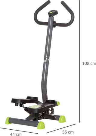 Stepper-con-Manubrio-Regolabile,-Monitor-LCD-ed-Elastici,-55x53x118-128cm,-Nero-OI2A90-279V01SROI2