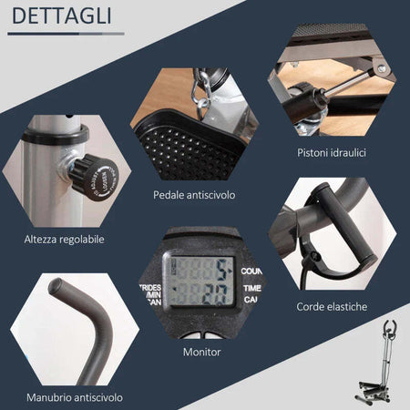 Stepper-con-Manubrio-Regolabile,-Monitor-LCD-ed-Elastici,-55x53x118-128cm,-Nero-OI2A90-279V01SROI2
