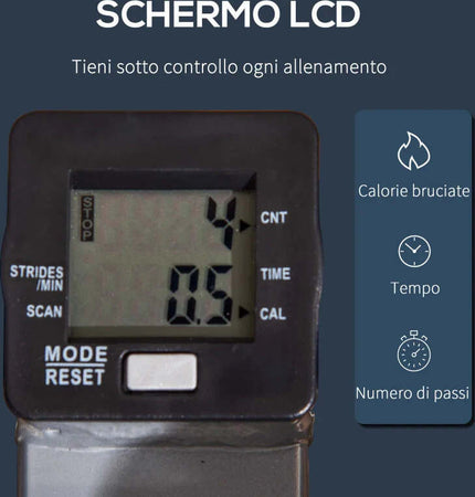 Stepper,-Maniglie,-Step-Fitness-con-Monitor-LCD-per-Casa-e-Palestra,-Argento-TY5A90-281SRTY5