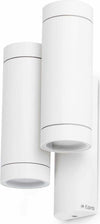 STEPS 4L Lampada da parete bianca doble GU10 35W Illuminazione/Illuminazione per interni/Illuminazioni per pareti/Applique Led Mall Home - Napoli, Commerciovirtuoso.it