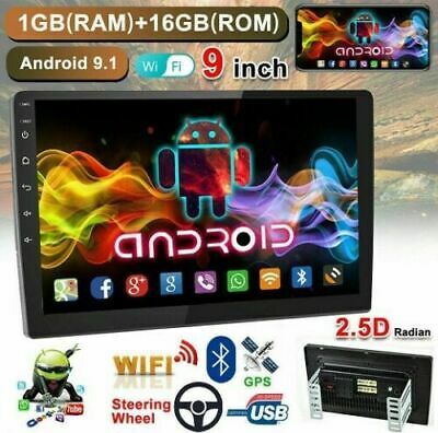 STEREO-AUTORADIO-MONITOR-2-DIN-ANDROID-8.1-9-POLLICI-WIFI-CAR-RADIO-GPS-MP5-USB