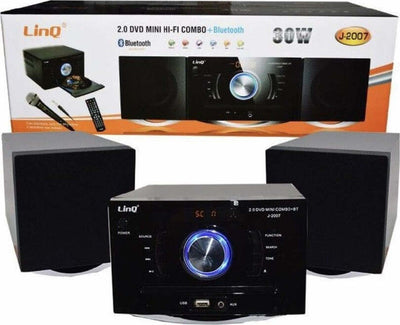Stereo Lettore Dvd Cd Mini Hi-fi Combo + Bluetooth 30w Microfono 2.0 Casse J-2007 Elettronica/Audio e video portatile/Accessori/Casse portatili e Docking Station con altoparlanti/Casse portatili Bluetooth Trade Shop italia - Napoli, Commerciovirtuoso.it