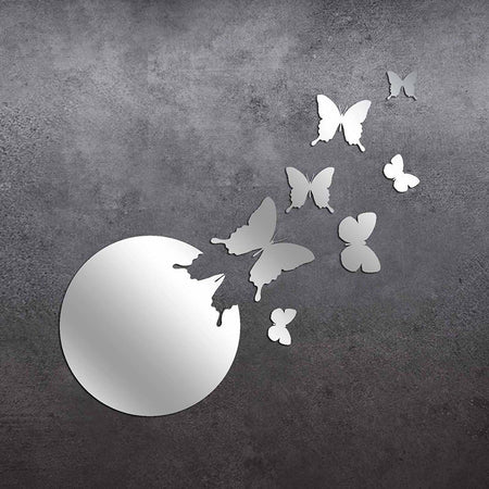 STICKER DA PARETE A SPECCHIO IN PLEXIGLASS 46X45 CM Casa e cucina/Decorazioni per interni/Accessori decorativi/Sticker decorativi/Adesivi e murali da parete/Adesivi da parete Scontolo.net - Potenza, Commerciovirtuoso.it