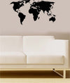 STICKER DA PARETE MONDO NERO 70X36 CM Casa e cucina/Decorazioni per interni/Accessori decorativi/Sticker decorativi/Adesivi e murali da parete/Adesivi da parete Scontolo.net - Potenza, Commerciovirtuoso.it