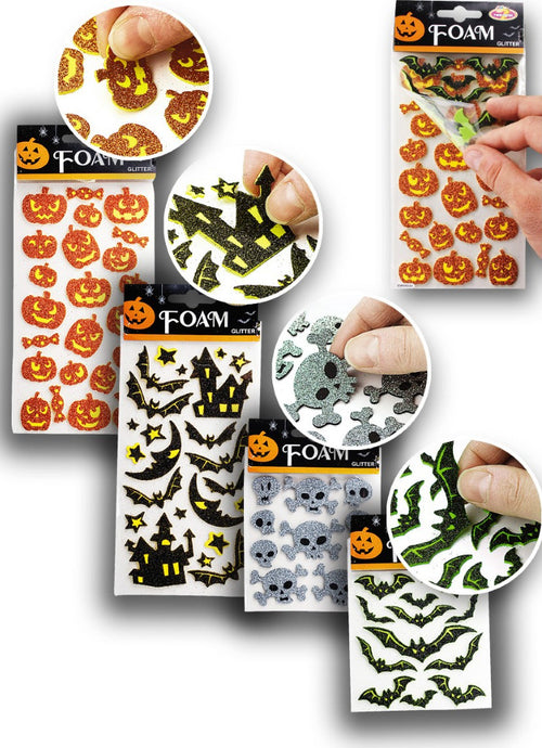 Stickers Halloween Glitterati Casa e cucina/Decorazioni per interni/Accessori decorativi/Sticker decorativi/Adesivi e murali da parete/Adesivi da parete Scontolo.net - Potenza, Commerciovirtuoso.it