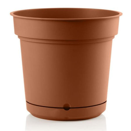 Vaso tondo con sottovaso "Hydral Element" per fiori e piante