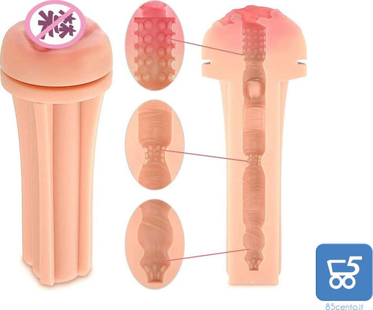 Stimolatore Massaggiatore Maschile in Silicone con Vibratore a Batteria Grandi Dimensioni