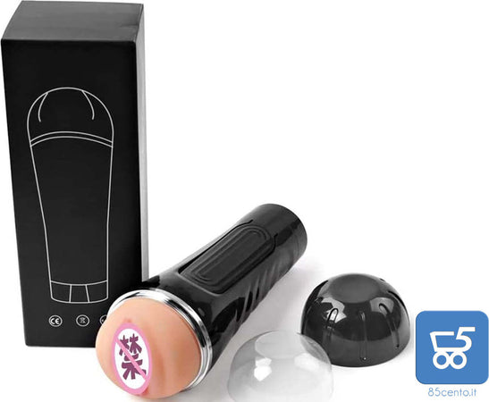 Stimolatore Massaggiatore Maschile in Silicone con Vibratore a Batteria Grandi Dimensioni