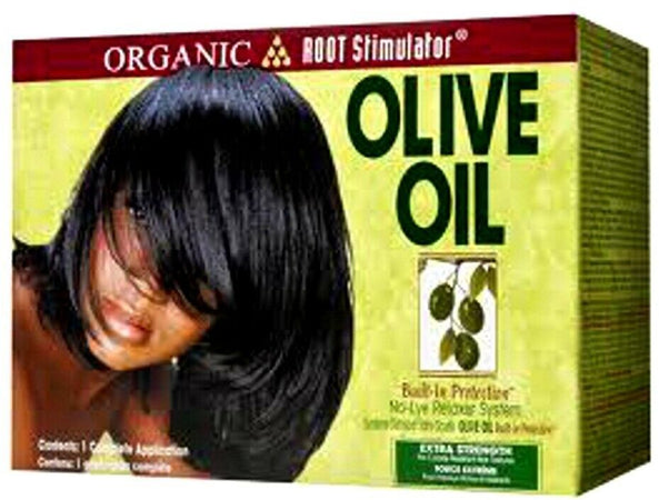 OLIVE OIL ORS STIRAGGIO PER CAPELLI AFRO OLIVE OIL BUILT-PROTECTION FULL APPLICATION NO-LYE RELAXER KIT SUPER EXTRA STRENGHT 12.85 OZ