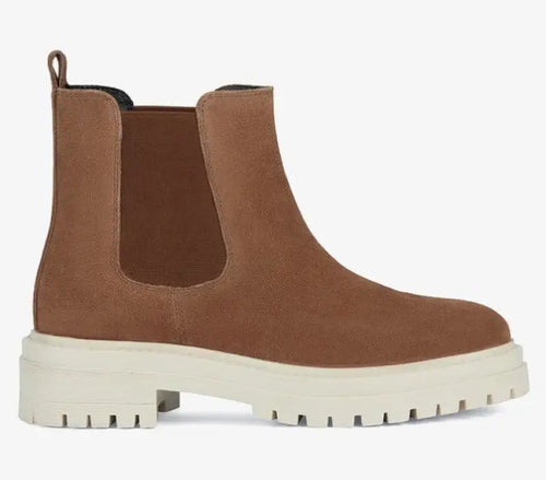 Stivaletto Donna Geox d04hrb-00023 Brown Calzature - Marrone / 37 - stivaletti
