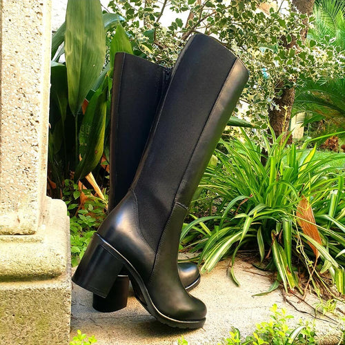 Stivali Donna in Vera Pelle Tacco 5cm Stivale Casual Alto Con Fondo Antiscivolo E Gambale Altro Made in Italy Moda/Donna/Scarpe/Stivali D'Avanzo Clazature - Nola, Commerciovirtuoso.it