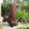 Stivali Donna in Vera Pelle Tacco 5cm Stivale Casual Alto Con Fondo Antiscivolo E Gambale Altro Made in Italy Moda/Donna/Scarpe/Stivali D'Avanzo Clazature - Nola, Commerciovirtuoso.it