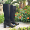 Stivali Donna in Vera Pelle Tacco 5cm Stivale Casual Alto Con Fondo Antiscivolo E Gambale Altro Made in Italy Moda/Donna/Scarpe/Stivali D'Avanzo Clazature - Nola, Commerciovirtuoso.it