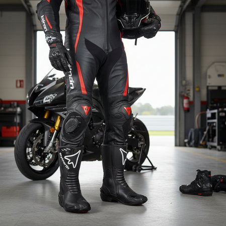 Saldi-70% Stivali Racing Stylmartin Diablo nero stivali da moto Ohvale stivale da Pista moto e Touring