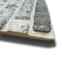 CAPPOTTO esterno - interno isolante in STYROFOAM 3D spess.2cm (120x50cm) con resine e malta mattoni Bianchi e neri