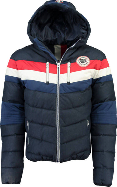 Stone Goose Piumino Eco Uomo Giacca Trapuntata Imbottita Blu Con Cappuccio Zip E Tasche Anti Vento Impermeabile Giubbotto Invernale Moda/Uomo/Abbigliamento/Giacche e cappotti/Giacche impermeabili Euforia - Bronte, Commerciovirtuoso.it