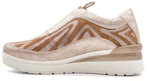 STONEFLY Sneaker donna CREAM 38 Laminated Tan Brown