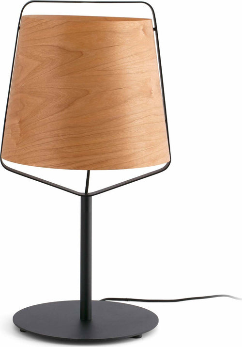 STOOD Lampada da tavolo nera et legno Illuminazione/Illuminazione per interni/Lampade/Lampade da tavolo e abat-jour Led Mall Home - Napoli, Commerciovirtuoso.it