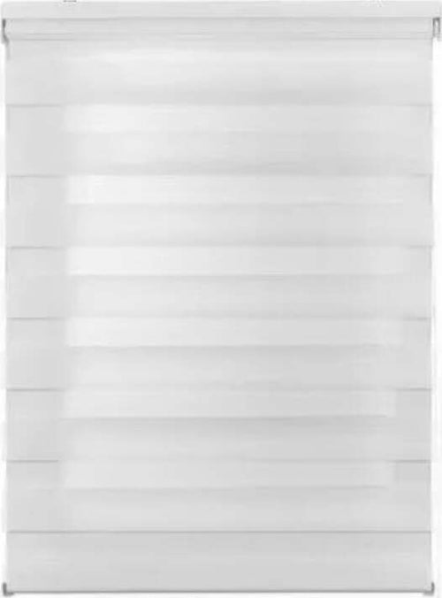 STOR-PLANET---DUOLUX---TENDA-A-RULLO-SEMIFILTRANTE-CON-FRANGE-TRASPARENTI-COLORE-BIANCO---100X250cm