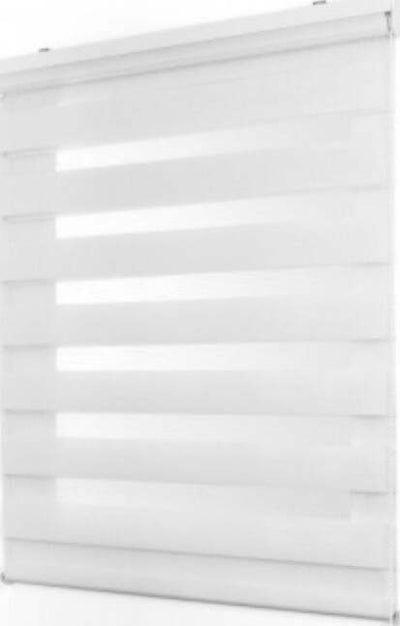 STOR-PLANET---DUOLUX---TENDA-A-RULLO-SEMIFILTRANTE-CON-FRANGE-TRASPARENTI-COLORE-BIANCO---120X250CM