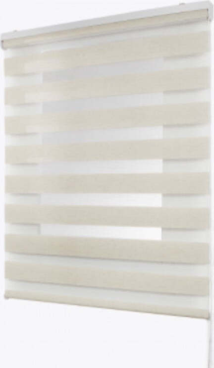 STOR-PLANET---DUOLUX---TENDA-A-RULLO-SEMIFILTRANTE-CON-FRANGE-TRASPARENTI-COLORE-LINO---100X250CM