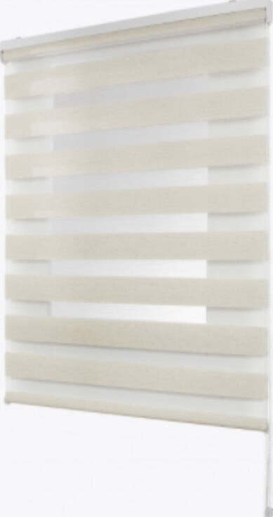 STOR-PLANET---DUOLUX---TENDA-A-RULLO-SEMIFILTRANTE-CON-FRANGE-TRASPARENTI-COLORE-LINO---140X250CM