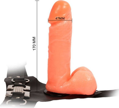 Strap on Fallo Realistico Indossabile per Lei Ultra Passionate Harness 15 Cm 6” Salute e cura della persona/Erotismo e contraccezione/Sex toys/Strap-on Kondorama - Martinsicuro, Commerciovirtuoso.it