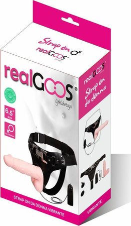 Strap On Fallo Realistico Realgoos® per Lei Da Donna Indossabile con Vibrazione strap-on con Telecomando Salute e cura della persona/Erotismo e contraccezione/Sex toys/Strap-on Kondorama - Martinsicuro, Commerciovirtuoso.it