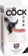 Strap On per Lei King Cock Strap-on Harness color Carne Fallo 20,3 cm Salute e cura della persona/Erotismo e contraccezione/Sex toys/Strap-on Kondorama - Martinsicuro, Commerciovirtuoso.it