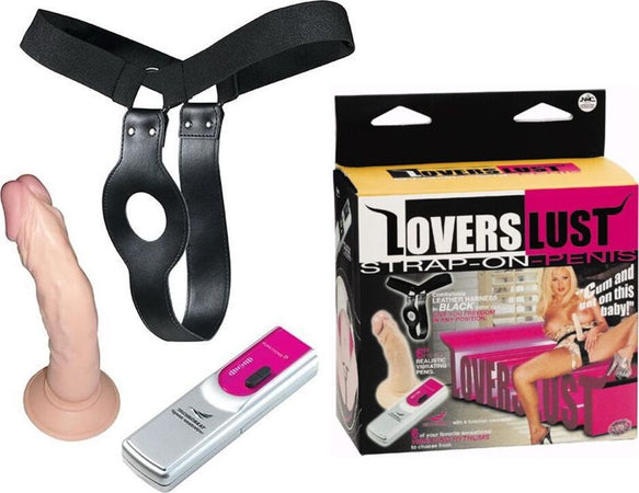 Strap-on Vibrante con Telecomando Lovers Lust Strap on Realistico 6 Funzioni 12.2 cm Salute e cura della persona/Erotismo e contraccezione/Sex toys/Strap-on Kondorama - Martinsicuro, Commerciovirtuoso.it