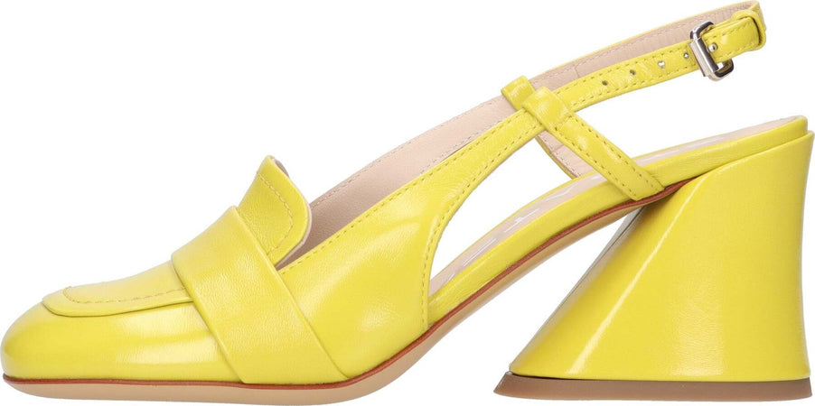 Strategia-Scarpe-con-Tacco-Giallo-da-donna