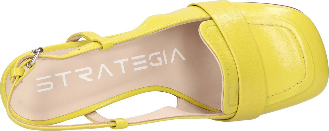 Strategia-Scarpe-con-Tacco-Giallo-da-donna