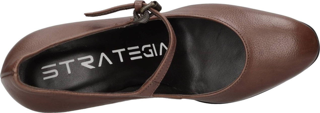 Strategia-Scarpe-con-Tacco-Marrone-da-donna