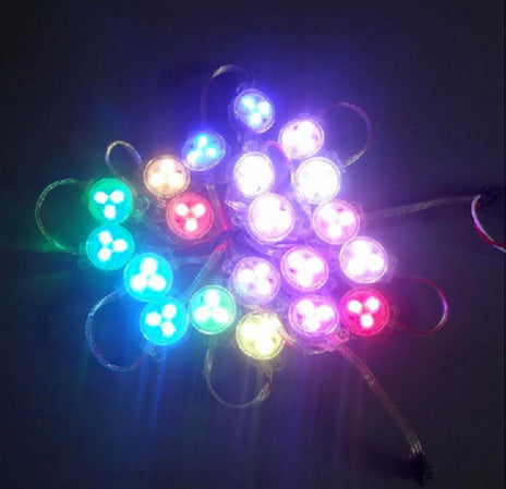 STRINGA 30 LUCI LED RGB 12-24V SMD 5050 INSEGNE GIOSTRE DECORAZIONI LUMINARIE IP66 Illuminazione/Illuminazione per interni/Illuminazione speciale/Catene luminose Zencoccostore - Formia, Commerciovirtuoso.it