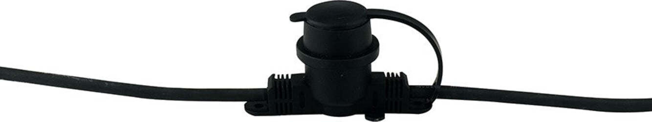 Stringa Elettrificata Picnic Nera 10Xe14 Ip44 Con Spina Schuko 5Mt Fai da te/Materiale elettrico/Multiprese Led Mall Home - Napoli, Commerciovirtuoso.it