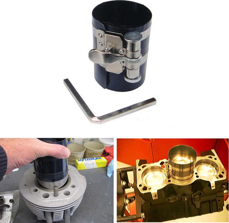 STRINGI COMPRIMI FASCE ELASTICHE PER SEGMENTI PISTONI INSERIM CILINDRI 53-175 mm Auto e Moto/Moto accessori e componenti/Motori e componenti motore/Pistoni e fasce elastiche Trade Shop italia - Napoli, Commerciovirtuoso.it