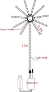 Strip Led Adesiva Effetto Fuochi D'artificio Controllo Smart A Tempo Di Musica Illuminazione/Strisce LED Trade Shop italia - Napoli, Commerciovirtuoso.it