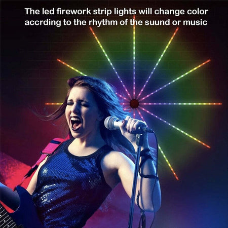 Strip Led Adesiva Effetto Fuochi D'artificio Controllo Smart A Tempo Di Musica Illuminazione/Strisce LED Trade Shop italia - Napoli, Commerciovirtuoso.it