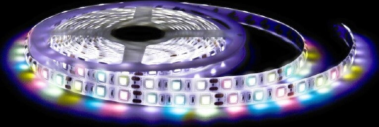 Strip Led Bobina 5 Metri Rgb 24v Smd 5050 Multicolor 16w/m Ip65 300 Led Striscia Casa, arredamento e bricolage > Illuminazione da interno > Strisce LED Trade Shop italia - Napoli, Commerciovirtuoso.it