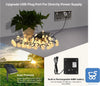 Strip LED Luci Solari e USB da Giardino 8 m 50 LED Impermeabili 8 modalità per Feste Natale Compleanni Luce Bianco Caldo