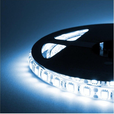 STRIP SMD BOBINA STRISCIA LED 5050 FLESSIBILE 5MT ADESIVA INTERNO ESTERNO IP65 Illuminazione/Strisce LED Trade Shop italia - Napoli, Commerciovirtuoso.it