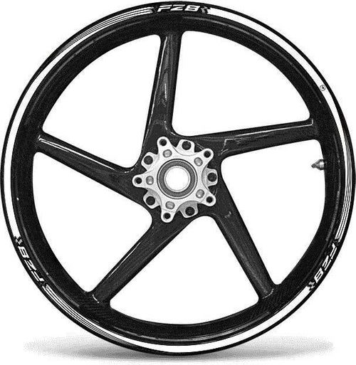 STRISCE-ADESIVE-compatibili-per-MOTO-YAMAHA-FZ8-FAZER-adesivi-Bianchi-CERCHI-17'
