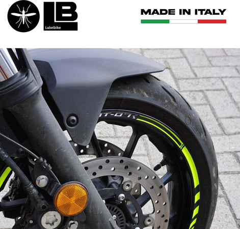 Strisce-Adesive-per-Cerchi-Ruote-Moto-compatibili-Con-Yamaha-MT-07---Giallo-Fluo