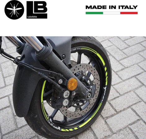Strisce-Adesive-per-Cerchi-Ruote-Moto-compatibili-Con-Yamaha-MT-07---Giallo-Fluo