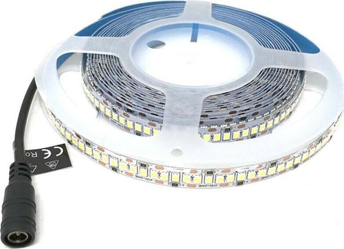 Striscia-1200-Led-Luce-Bianca-Bobina-Strip-5-Metri-2835-Smd-Universo