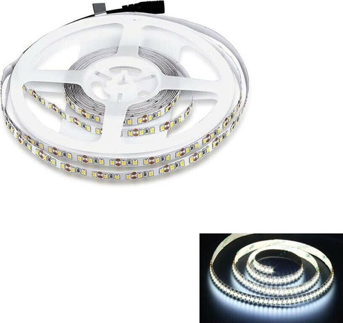 Striscia-600-Led-Luce-Bianca-6500k-.-Bobina-Strip-5-Metri-2835-Smd-Universo