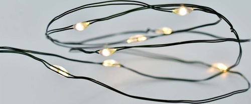 Striscia con nanoled a luce Calda a batteria filo in metallo verde per uso interno Casa e cucina/Decorazioni per interni/Addobbi e decorazioni per ricorrenze/Decorazioni natalizie/Luci natalizie/Catene luminose per interni MagiediNatale.it - Altamura, Commerciovirtuoso.it