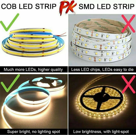 Striscia-Flex-DC24V-Strip-COB-3200-LED-10-Metri-120W-Alta-Luminosità-9500Lm-IP20