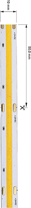 Striscia-Flex-DC24V-Strip-COB-3200-LED-10-Metri-120W-Alta-Luminosità-9500Lm-IP20