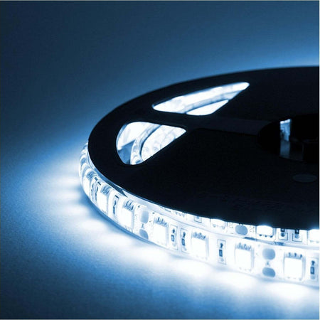 Striscia LED - 5 Metri - 72W - SMD5050 BIANCO FREDDO - 300 LED AIPIY Illuminazione/Strisce LED Trade Shop italia - Napoli, Commerciovirtuoso.it